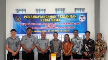 Rutan Kabanjahe Sepakati Kerja Sama Bantuan Hukum Dengan LBH Parsaoran